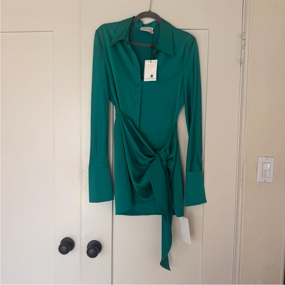 Rat & Boa Dress Green